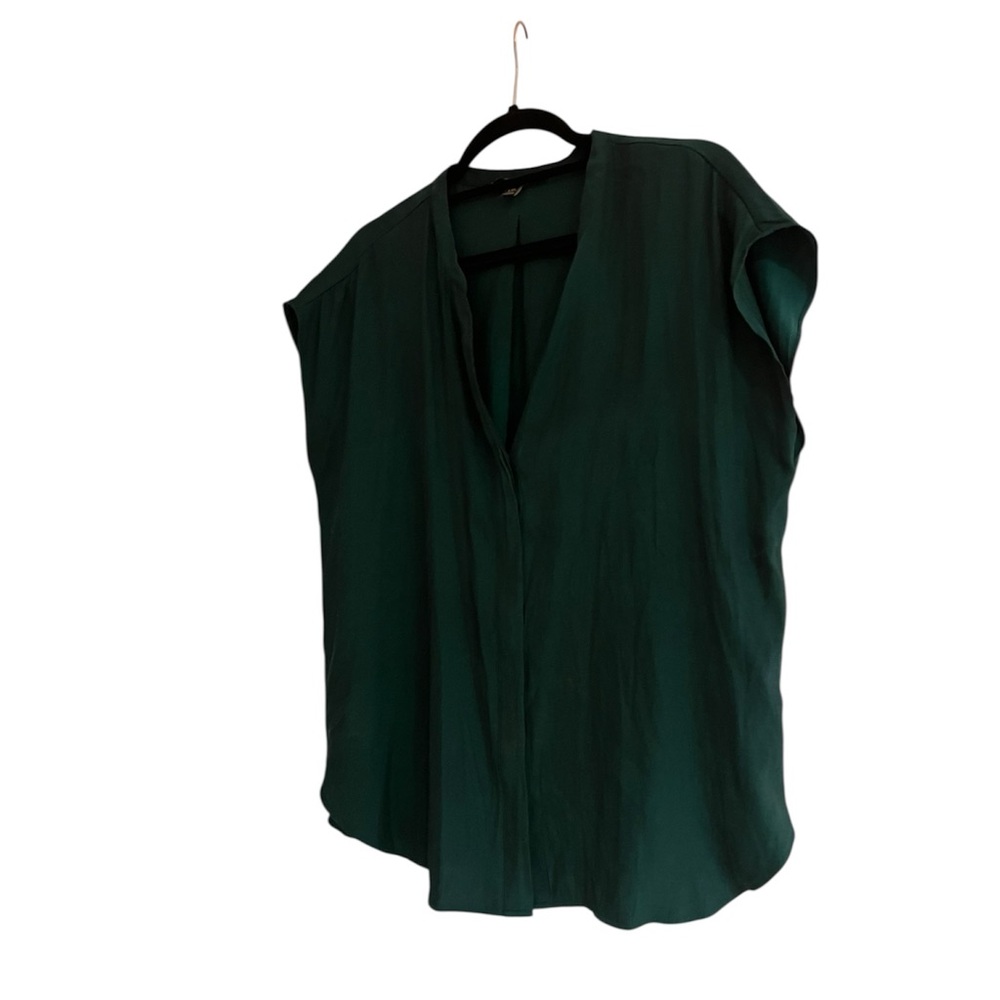 Emerald Green Banana Republic Blouse